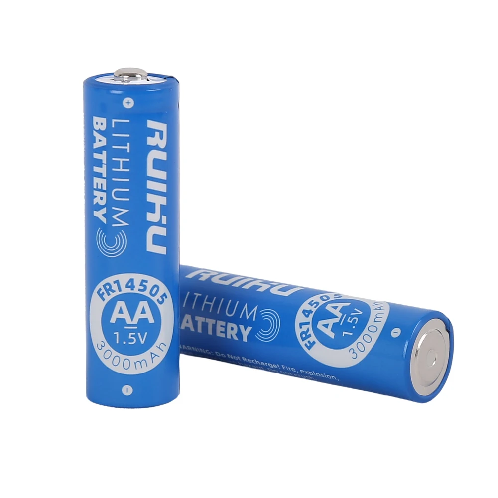 Li-FeS2 батарея RUIZHI AA FR14505 L91 IEC FR6 1 5 В 3000 мАч Первичная литиевая неперезаряжаемая