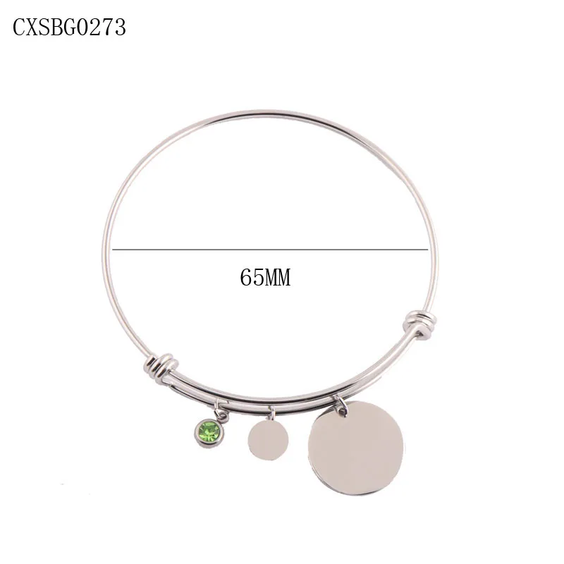 Fashion Girls Woman Women Expandable Thin Wire Bangle Adjustable Stainless Steel Star Charm Silver Bangles For Women