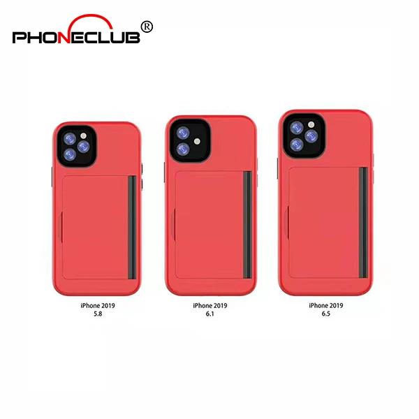 
Convenient Design card insert phone bag for Iphone XS, PC+TPU flip phone case for Iphone XS max case 