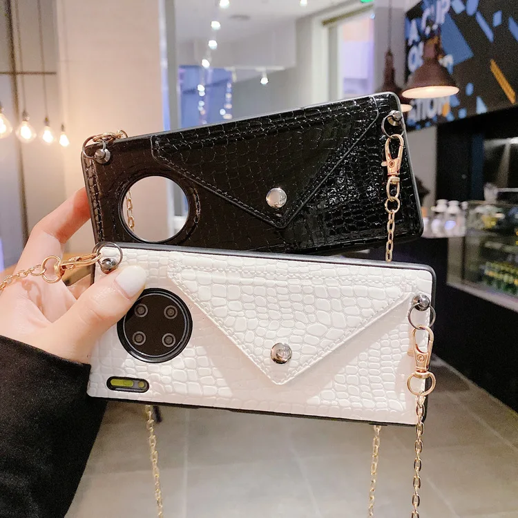 Textured alligator leather wallet for huawei nova 4 5 6 7 mate p40 p30 pro smart 2022 android phone case