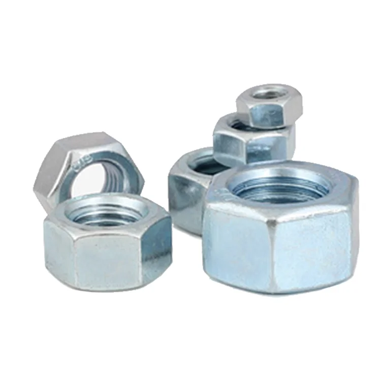 M4M5M6M8 8Grade China Hex Nut Sae Hex Coupling Nuts Galvanized Hex Nut DIN934