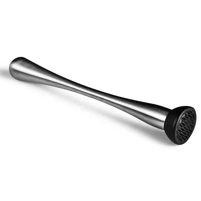 Stainless Steel Cocktail Muddler and Mixing Spoon Home Bar Tool Set muddler rose gold