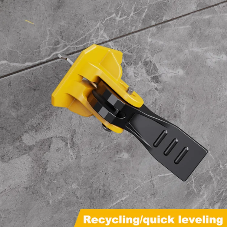 Upgraded Plastic Lock Tile Clips T Type Recyclable Leveling Tools Tile Leveling System for Decoration