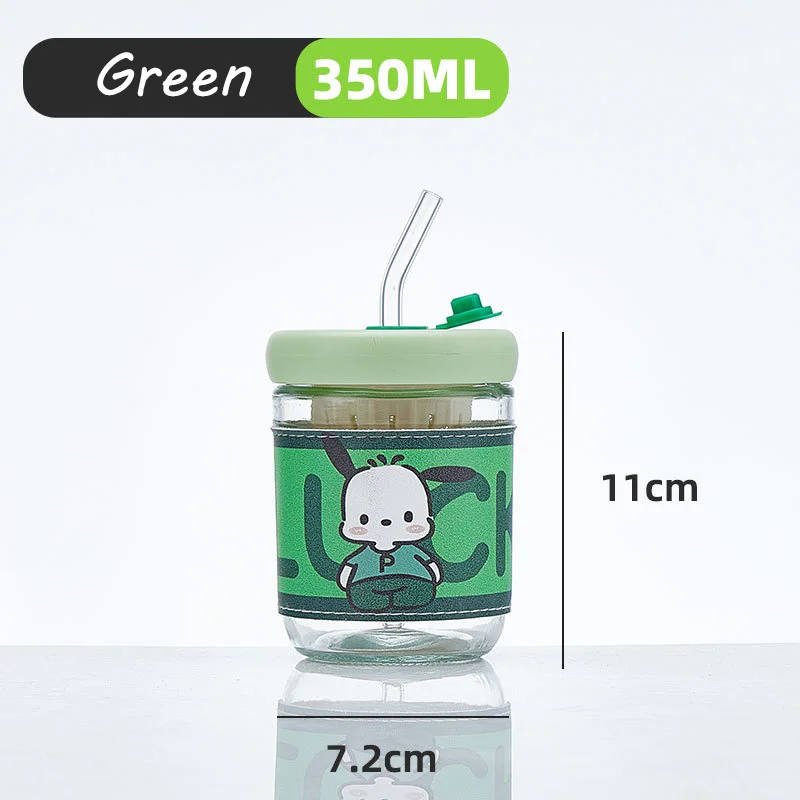 Factory direct sales  glass water cup with tea separator thickened glass heat proof breakfast milk cup