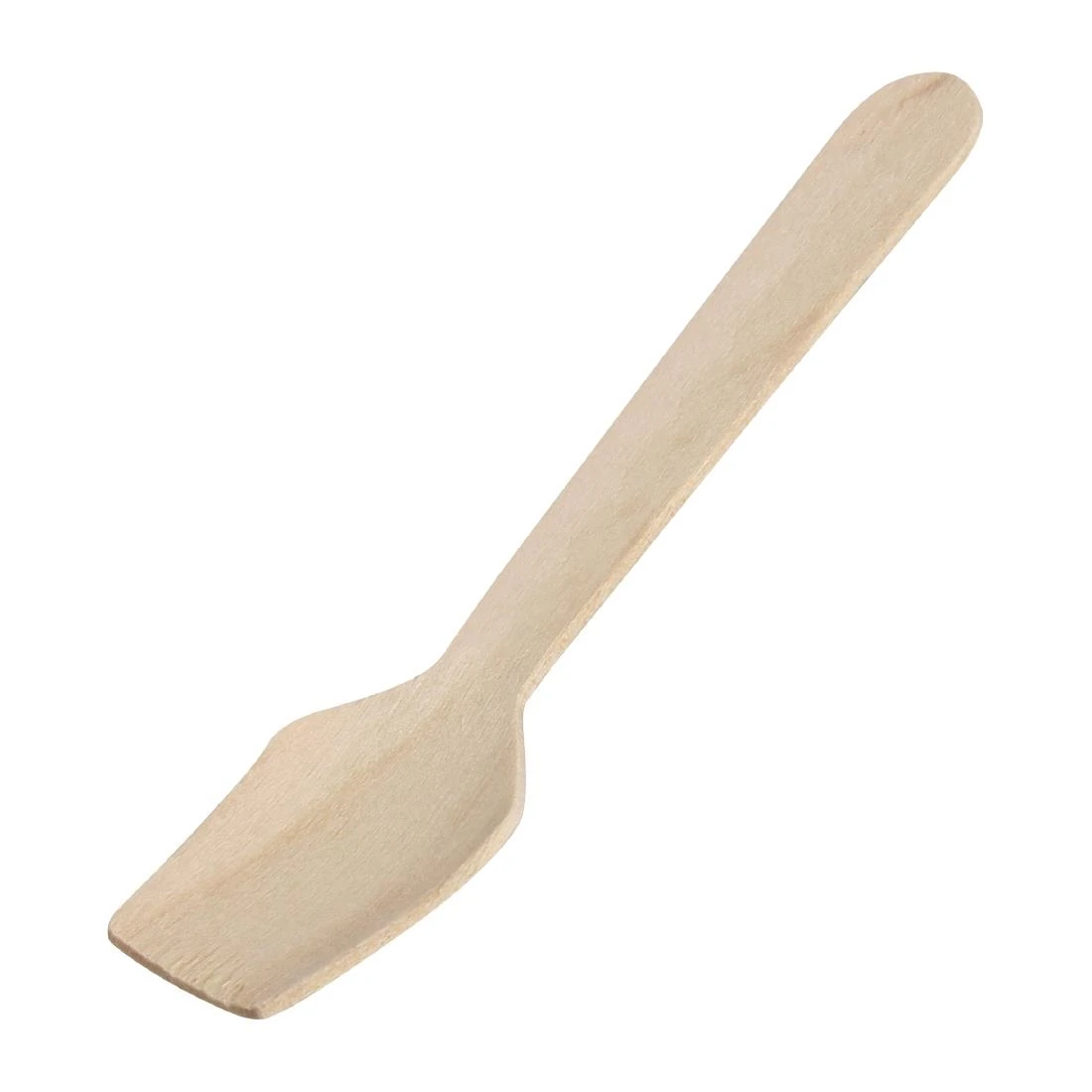 
LFGB certificate biodegradable disposable 95mm scoop wood for sale 