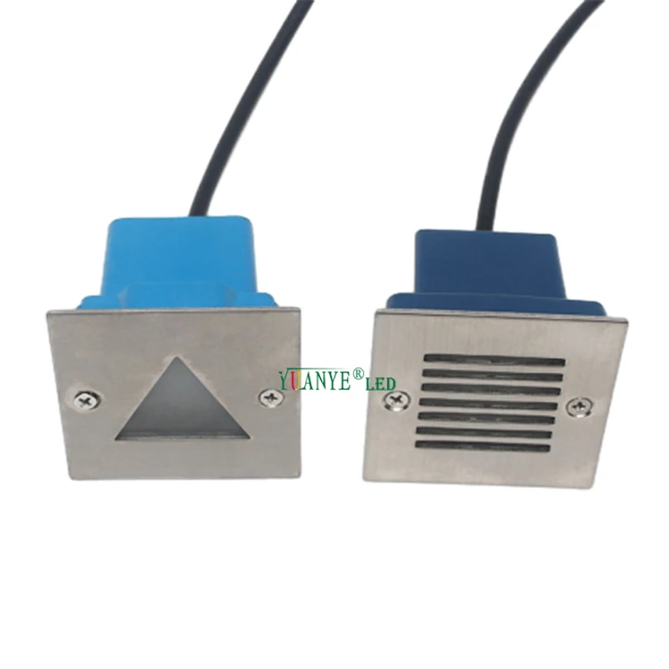 European Led Outdoor Step Light 1W 2W 3W 5W Stair Wall Mounted DC24V AC100V-265V