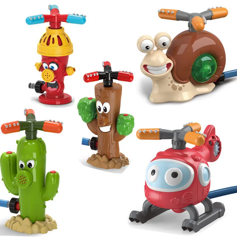 2 in 1 Kids Outdoor Backyard Water Sport Toys animals spray water sprinkler for kids spraying water toys