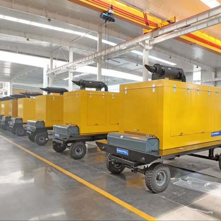 CE & ISO Certificated 250kva Mobile Generator Trailer Water Cooled Silent Generator Price 200kw Soundproof Diesel Power Genset