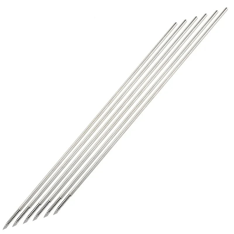 End Thread Pin K Wire kirschner Stainless steel Veterinary Orthopedic Instruments length 250mm