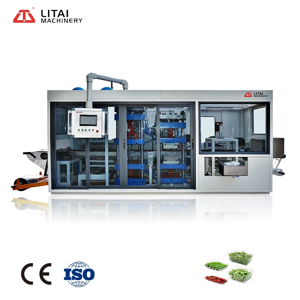 Fully Automatic Compact Heating, Forming, Cutting And Stacking As A Whole Thermoform Manufacturers With Moulds
