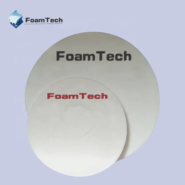 Melamine foam floor cleaning mat, hotel dining hall floor cleaning machine with 9-17 # washing machine round cleaning mat