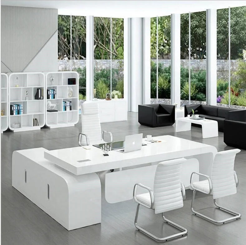 Latest Foshan Commerical Office Furniture CEO Executive Desk