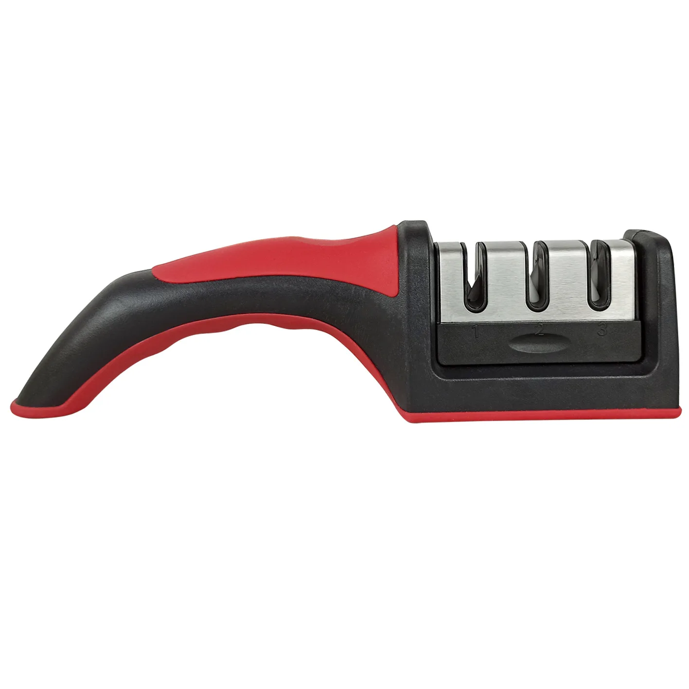 
Amazon Hot Selling Knife Sharpener Kitchen Gadget Stainless Steel Grade 3 ABS Handle Knife Sharpener Kitchen 