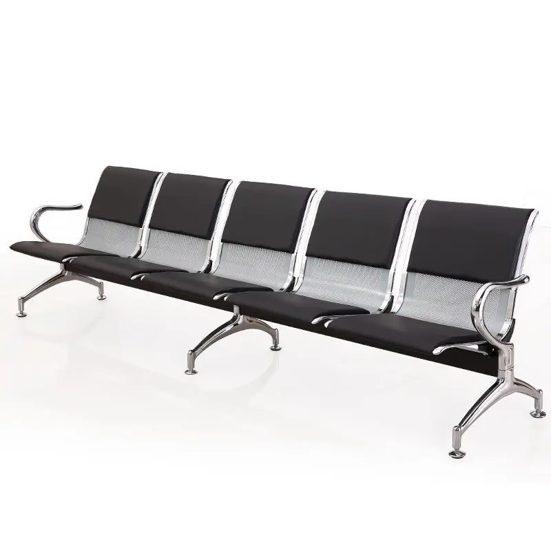 Factory price clinic office waiting area 5 seater waiting chairs