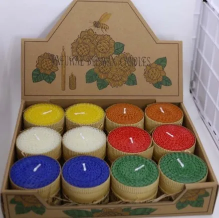 
Hand Rolled Beeswax Candle 