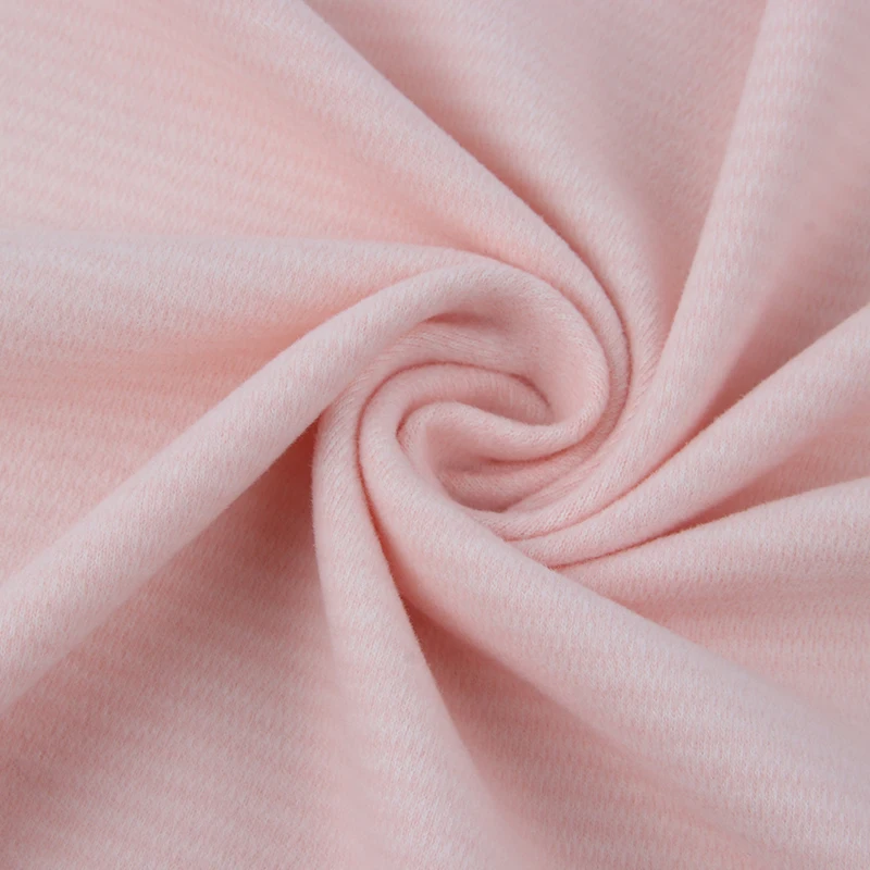 Wholesale Combed Cotton Rayon Viscose Spandex Blend Knit Brushed Material Fabric For Thermal Clothing