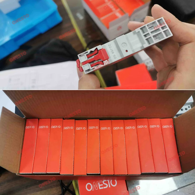 Onesto Automatic Modular Contactor 2P AC Contactor 24V 110V 230V AC Electric Contactor 2NO 2NC 1NO+1NC Contacts