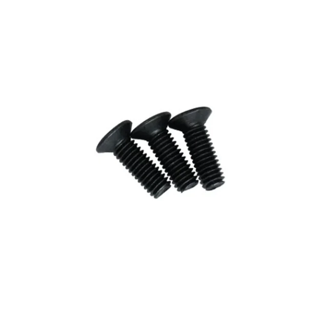 Haiyan M1 M1.2 M1.4 M1.6 M2 M2.5 M3 M4 Din965 Mini Micro Black 304 нержавеющий стальной крестообразный Винт с плоской потайной