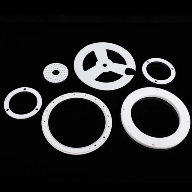 ptfe circular gasket plastic sealing ring milling precision CNC machining parts