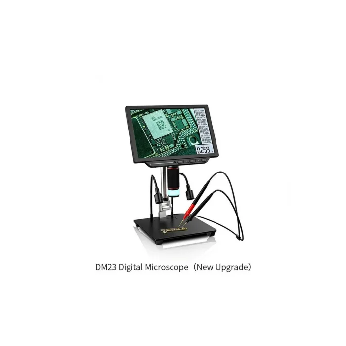 Latest Design Aixun DM23 Digital Microscope 10-Inch Electronic Microscope With Multimeter for Soldering Welding Repair