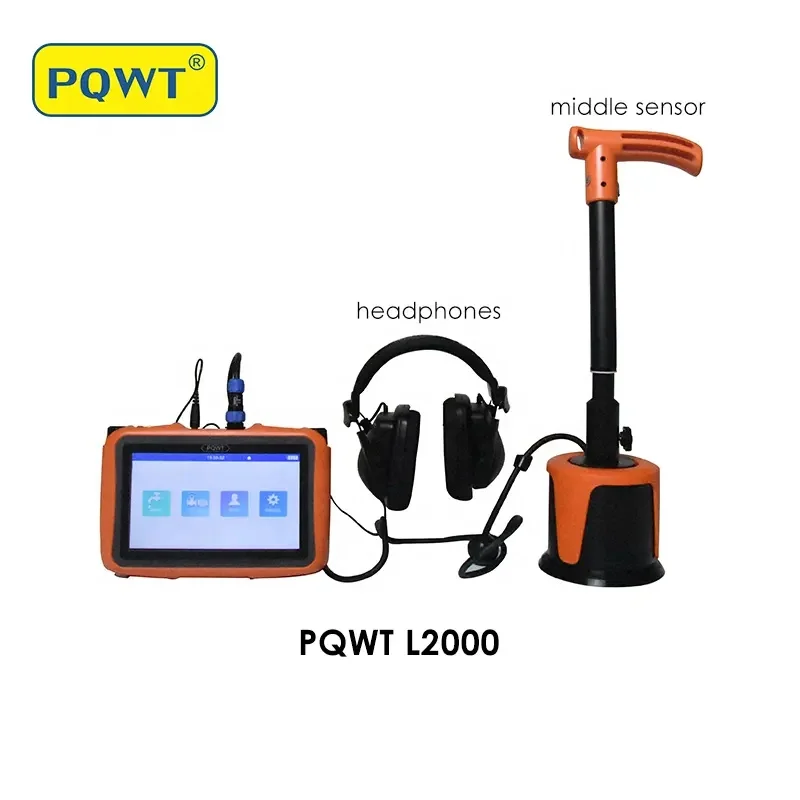 PQWT-L3000 Best Acoustic Leak Detection Water Leak Sensor for Depth 5m Plumbing Water Pipe Detection Locator Leak Detector