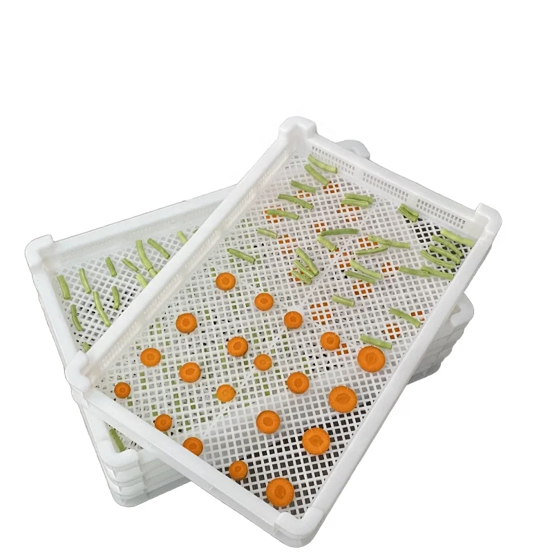 Factory wholesale high quality and low price Dehydrating ventilated vegetable plastic drying tray