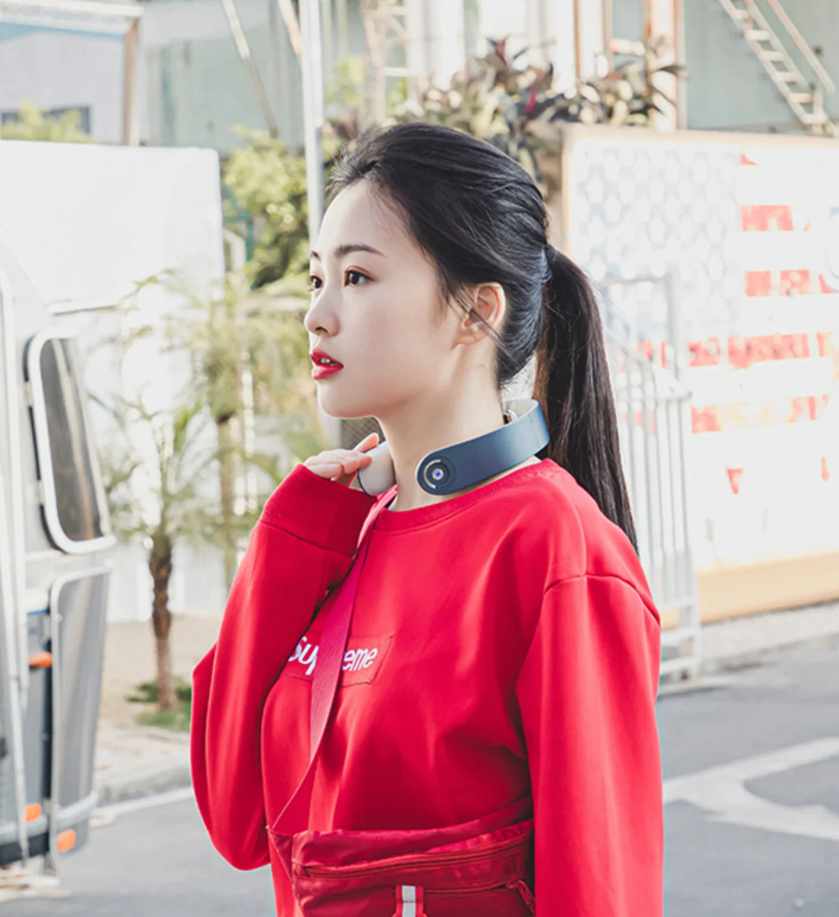 PGG D16 brand factory direct sales D16B Smart electric cervical back neck and shoulder massager tra