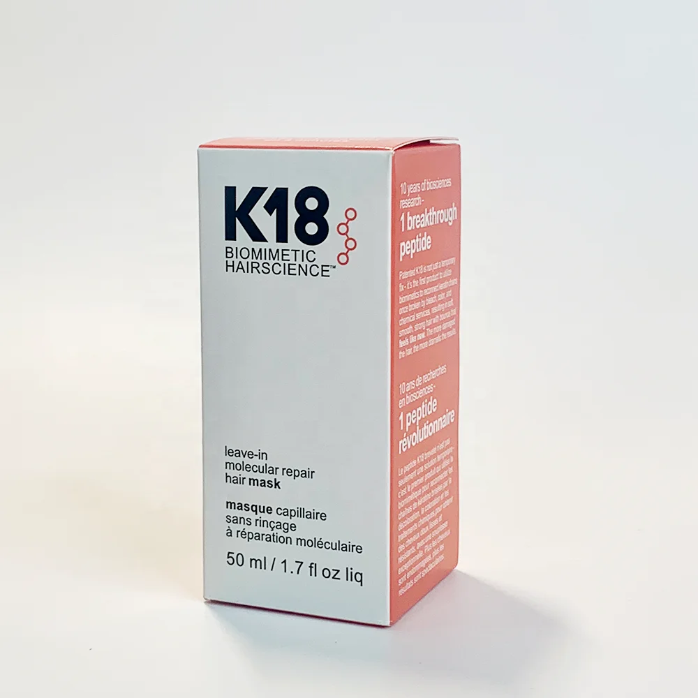 Лидер продаж, обратное повреждение волос K18, сыворотка для ухода за волосами, для молекулярного восстановления, поврежденный Кондиционер для волос 1,7 унций 50 мл