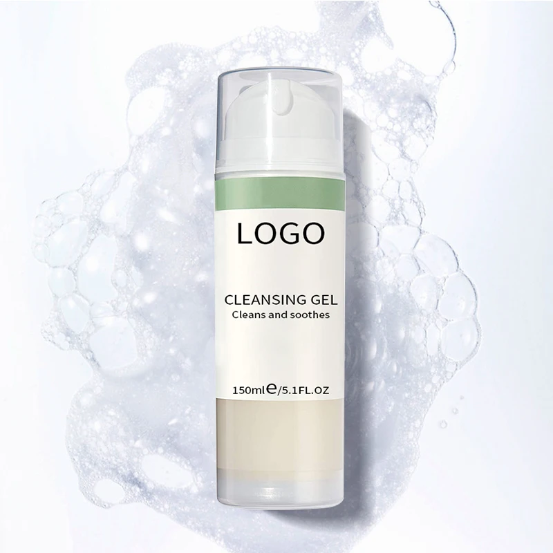 Private Label Facial Cleanser Skincare Oil Control Vitamin C Cleans and Soothes Cleansing Gel