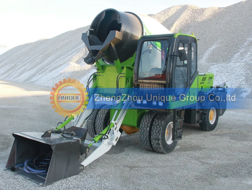 Chinese Factory Best Price 4CBM Self Loading Concrete Mixer Truck In Stock