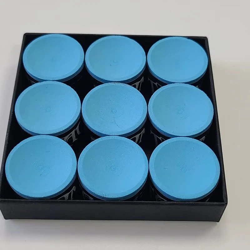 Низкая цена распродажа оригинальный зеленый бильярдный мел TAOM V10 высокое качество снукерные подсказки аксессуары коробка из 9 штук