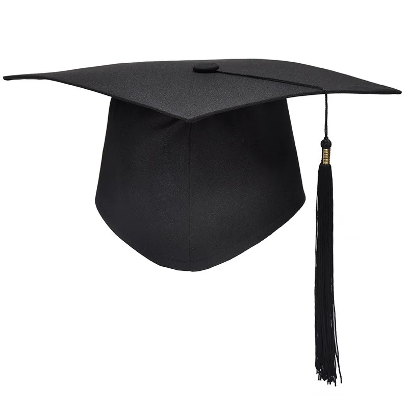 Sublimation Blank Matte Graduation Cap With Tassel For Adults High School And Bachelor Master Print Custom Logo Embroidery