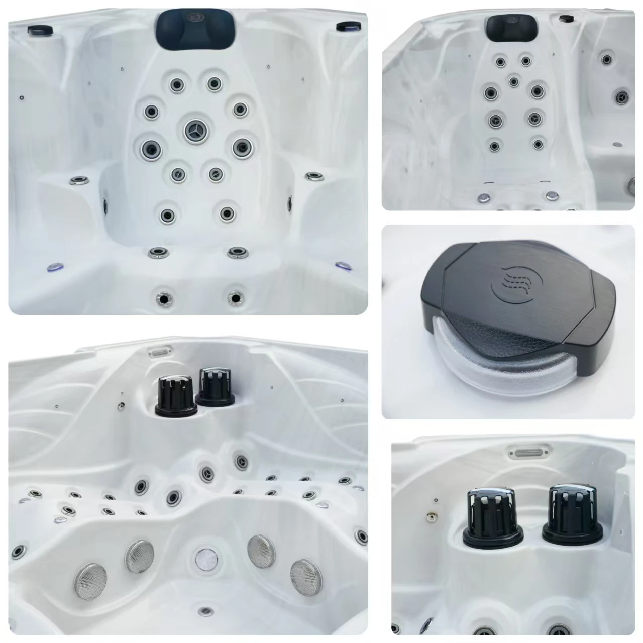 Акриловая гидромассажная Ванна на 5 человек 100 шт.