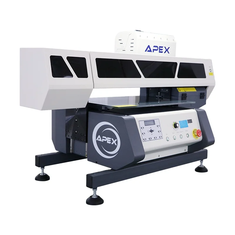 APEX UV4060 New design Apex inkjet hybrid UV 4060 printer price UV  flatbed printer desktop UV printer