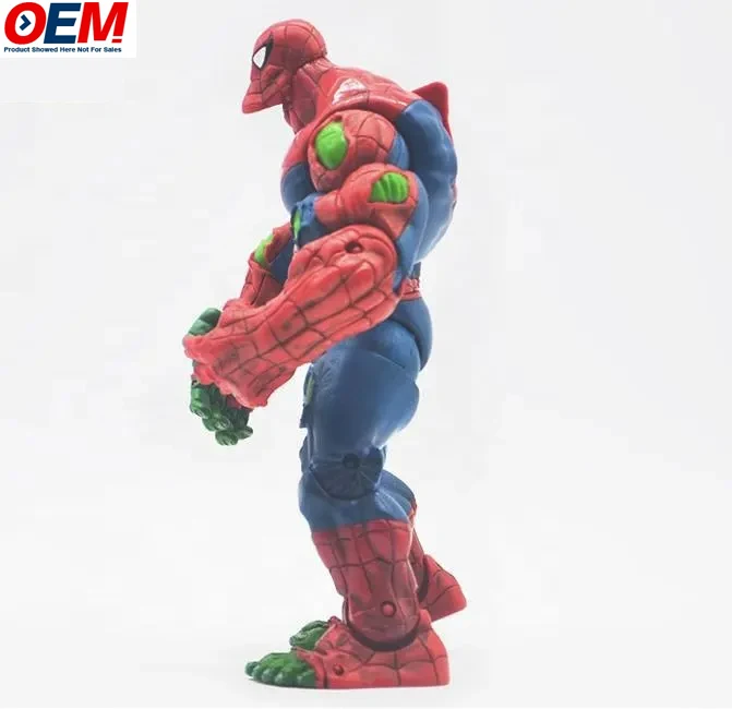 Пользовательские чай Custom взрослых подвижный Коллекция Рисунок модель паук hero ПВХ Фигурки игрушки