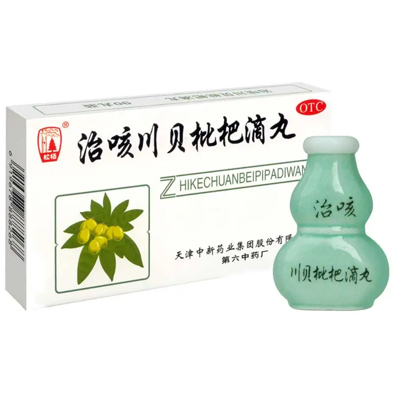 
Traditional Antitussive Chinese herbal Zhike Chuanbei Pipa dropping pills 