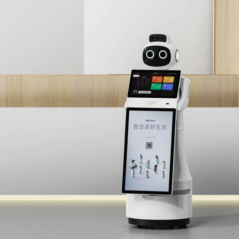 uwant   Customized Intelligent Screen Display & Hotel Reception Service Robot waiter robot