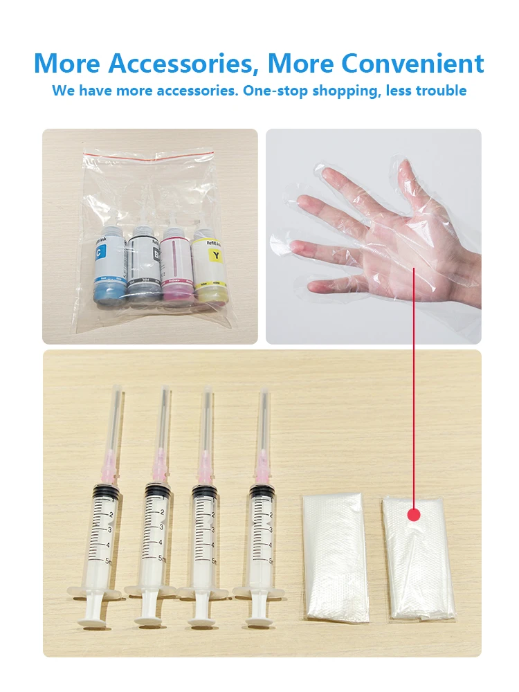 INK-TANK 100ml Universal Dye Tinta Color Bottle Refill Inkjet Bulk Ink For Epson For HP For Canon For Brother Printer