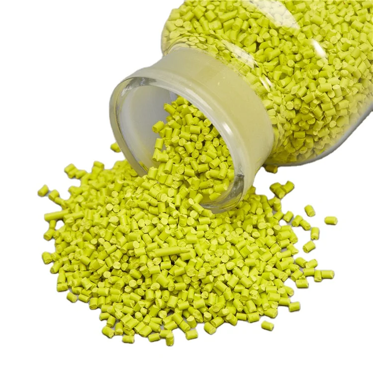 PLA Carrier Yellow Green Plastic Color Masterbatch