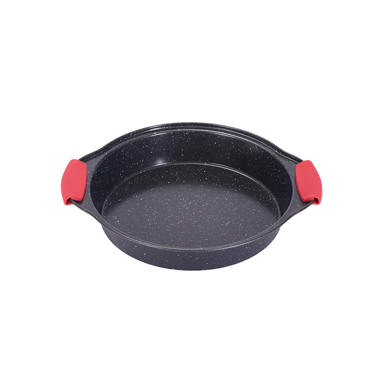Factory silica gel handle pumpkin cake mold bread pan carbon steel baking pan
