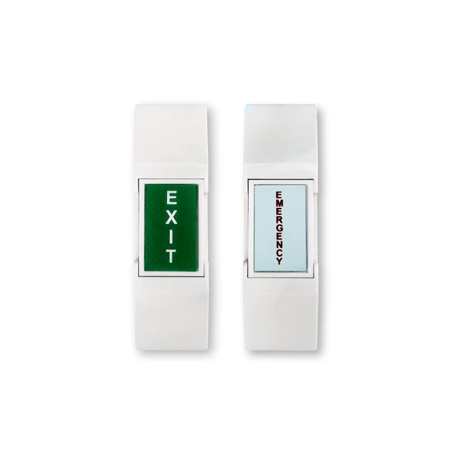 Mini Size Plastic Door Release Exit Button 12v Emergency Exit Push Button for Access Control
