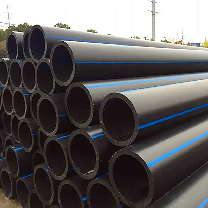 HDPE pipes DN400 500 600 Corrosion Resistant HDPE water pipes fittings for agriculture