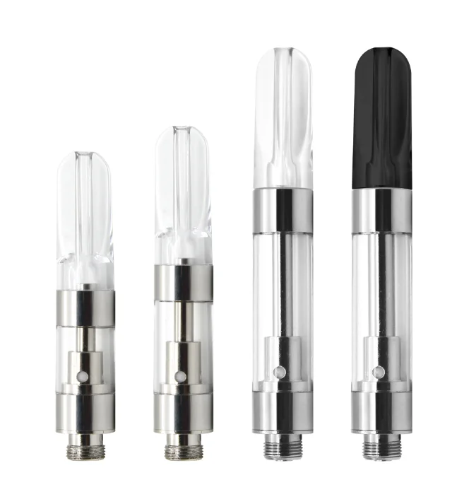 
Wholesale full glass cartridge lead free empty 1ml .5ml ceramic coil cartridge press in cbd carts 