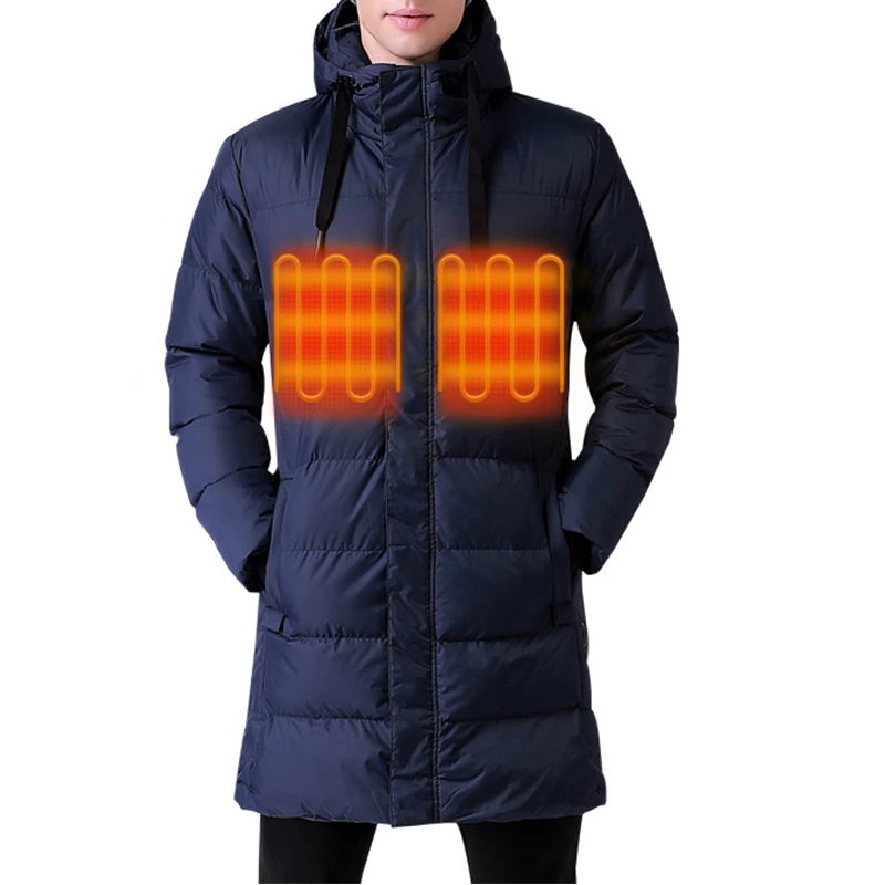Heating Coat Clothes Powerbank Winter Outerwear Apparel Clothing Usb 5V Heated Jacket For Men And Women