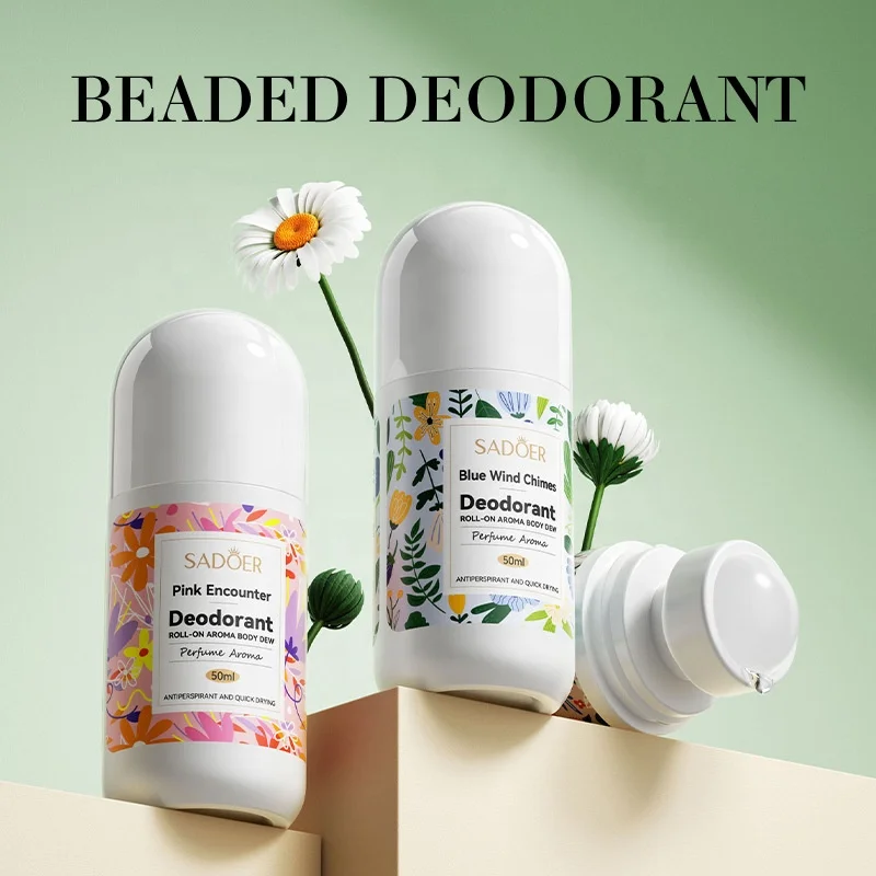 Private Label Organic Natural Deodorizer Long Lasting Women Perfume Deodorant Roll On Crystal Deodorant & Antiperspirant