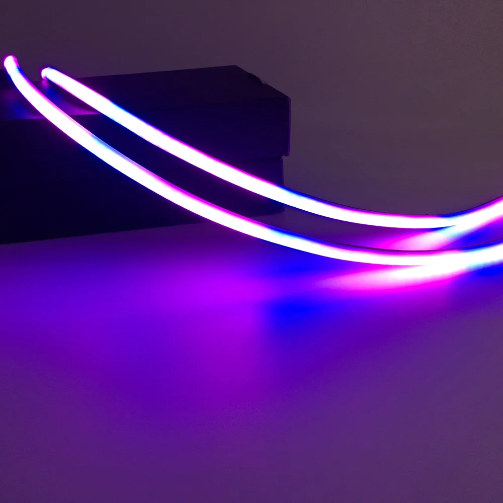 12 inch led lighting for new product chasing color DRL light Led Rgb Headlight