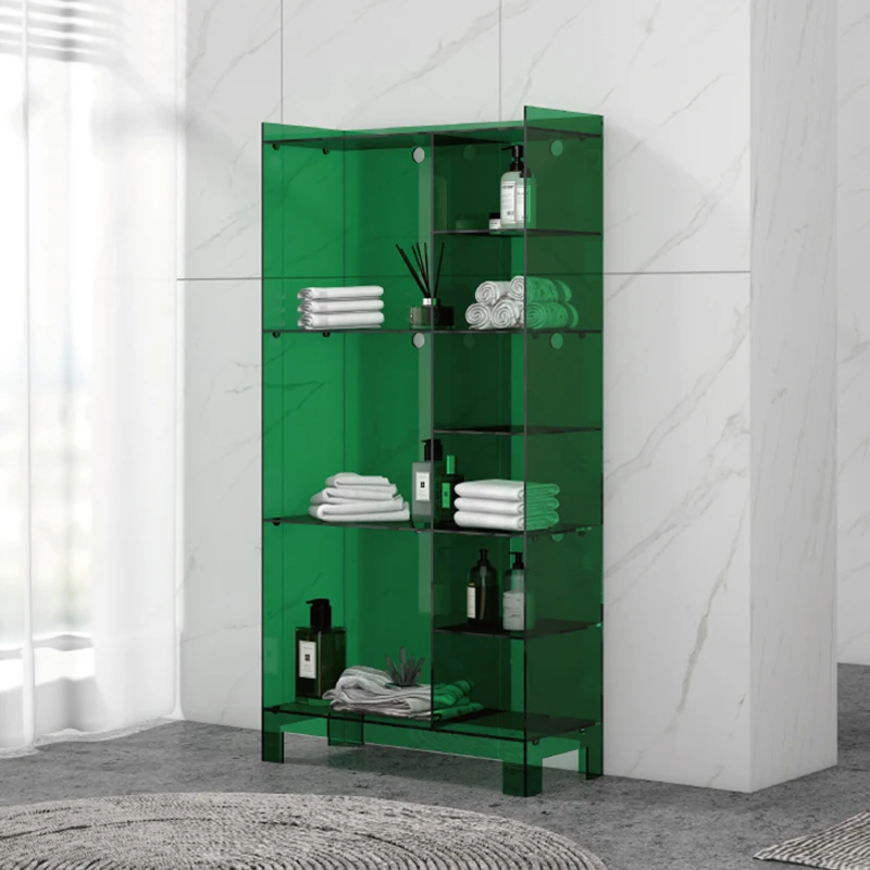 customized living room cabinet storage modern light luxury small parts acrylic storage cabinet