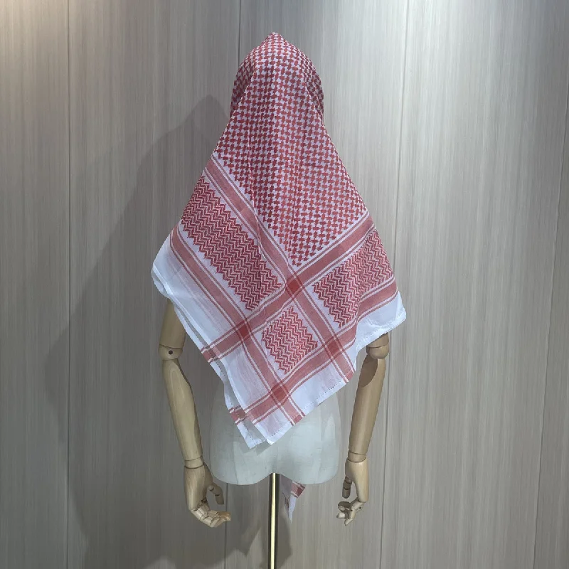 Wholesale 49 *49 Inches Yashmagh Shemagh Arab Men Arafat Head Scarf Keffiyeh Tassel Square Palestine Scarf