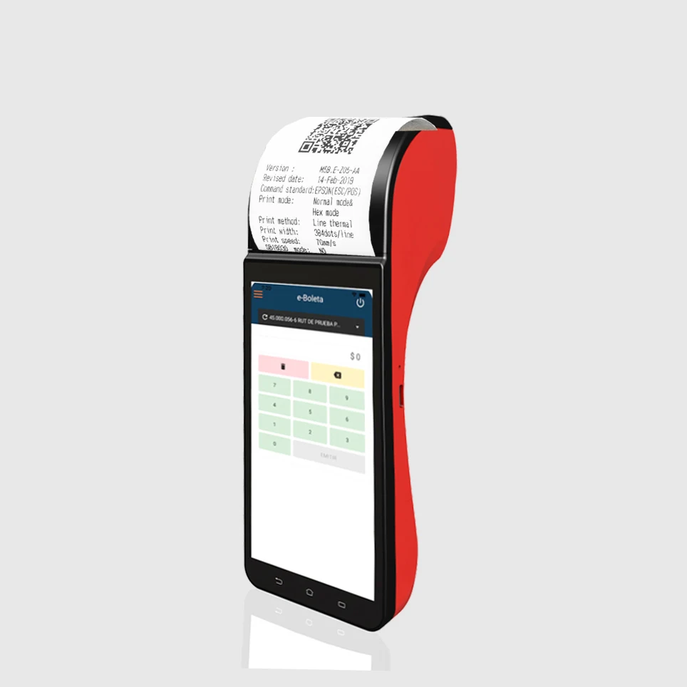 ZJ-6200 терминал Android Pos для управления онлайн-заказами портативный 4G Wi-Fi беспроводной