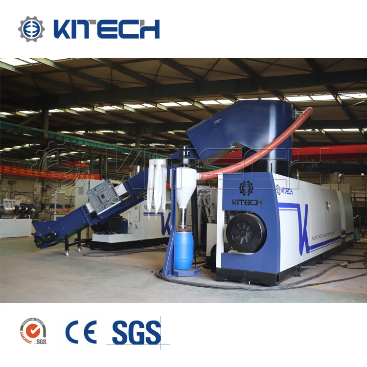 European Design PP PE Film Woven Bag Laser Filter Compacting Pelletizing Line Prices of Plastic Granules